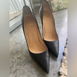 Christian Louboutin Black 120 SO KATE NAPPA SHINY 37.5